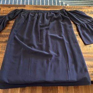 Lily Pulitzer Strapless Trumpet Sleeve Shift Dress